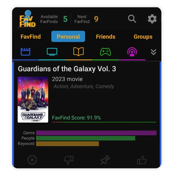 FavFind: Entertainment Finder